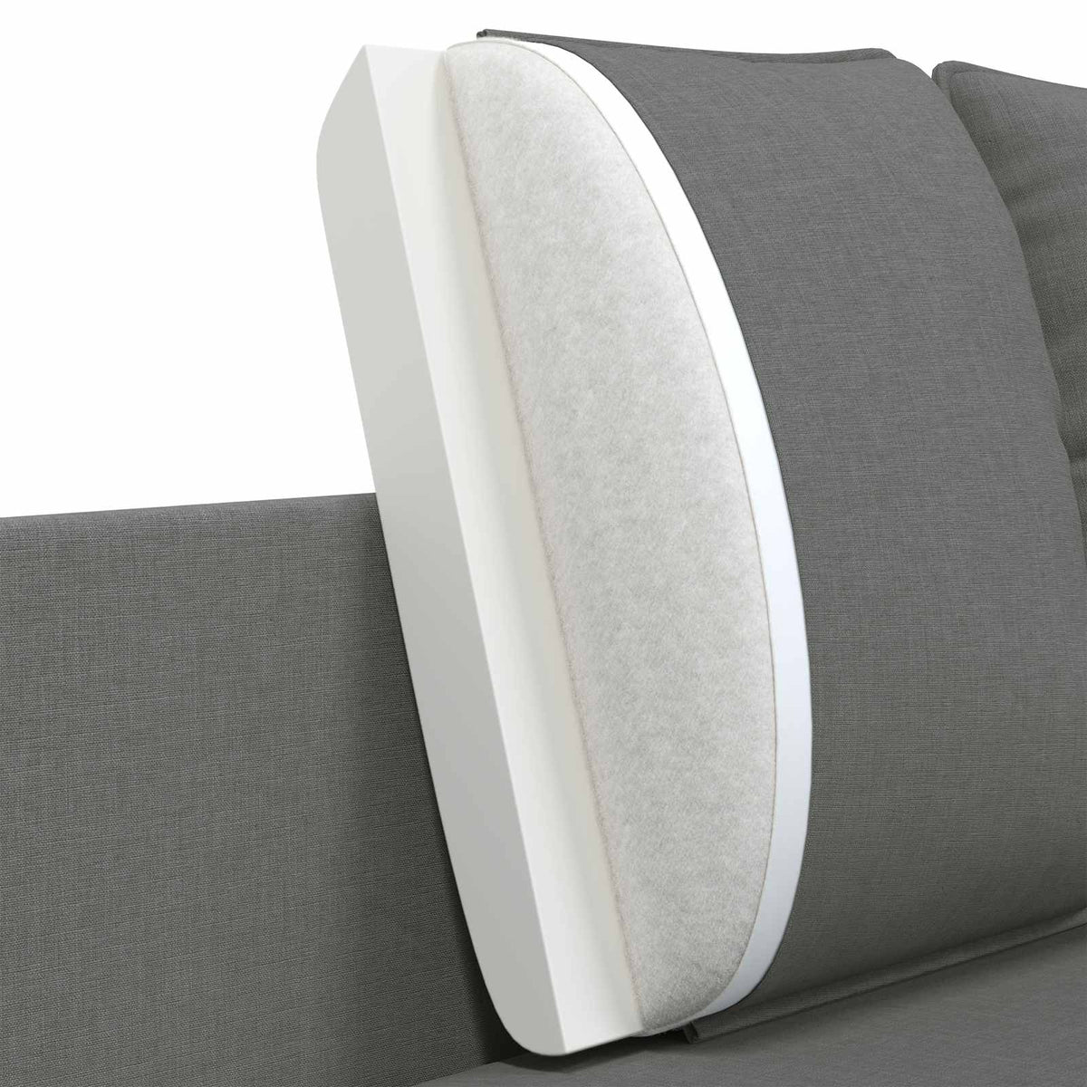 Divano a 2 Posti Grigio Scuro 188 x 81 x 89 cm Tessuto | homemem39