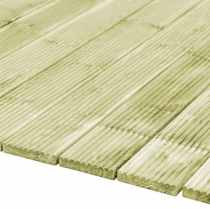 Pavimento da Deck 8 pcs Verde Impregnato 1,16 m² | homemem39
