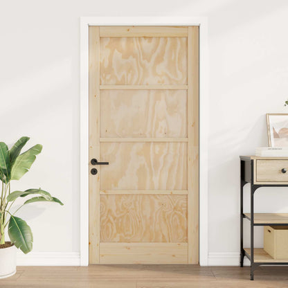 Porta Interna Naturale 93 x 202 cm Legno compensato | homemem39