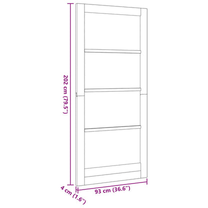 Porta Interna Bianco 93 x 202 cm Legno compensato | homemem39