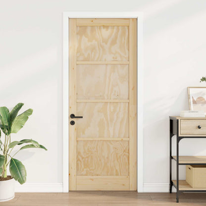 Porta Interna Naturale 93 x 211 cm Legno compensato | homemem39