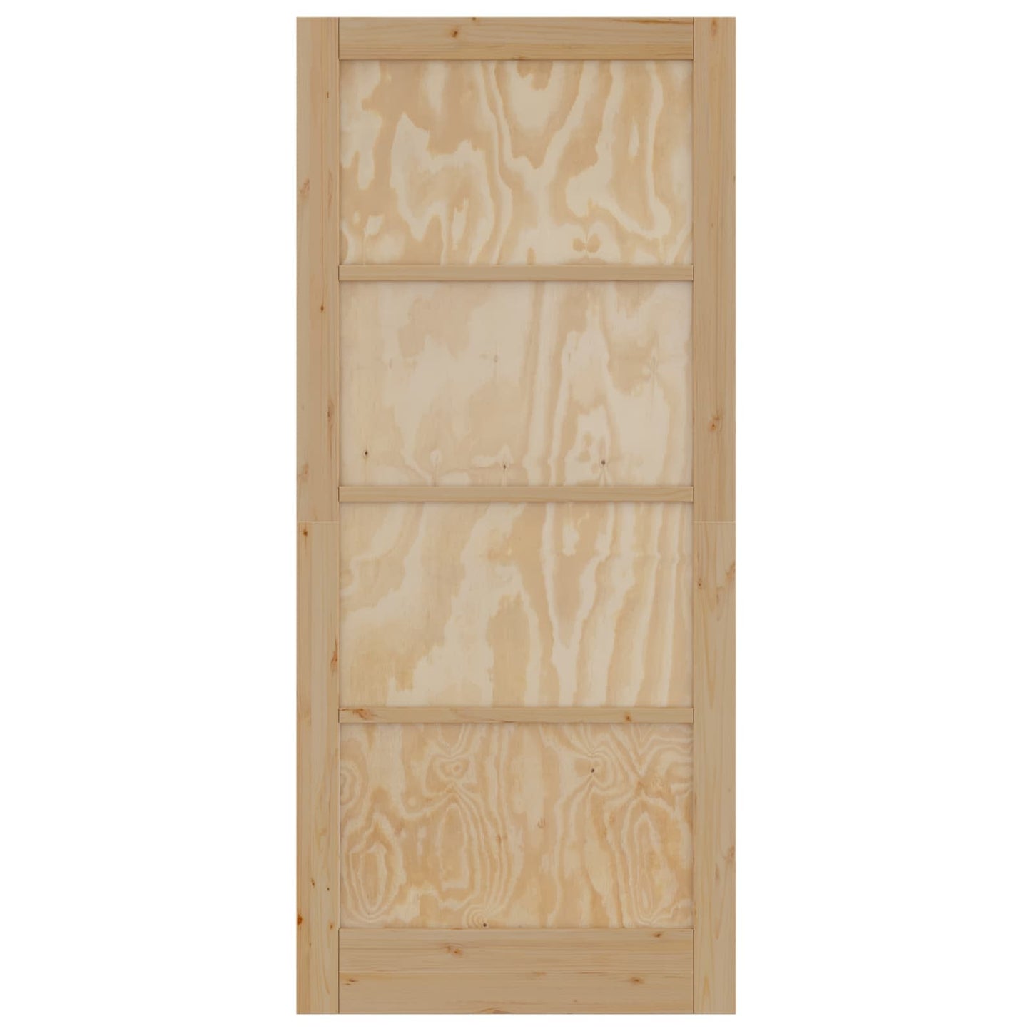 Porta Interna Naturale 93 x 211 cm Legno compensato | homemem39