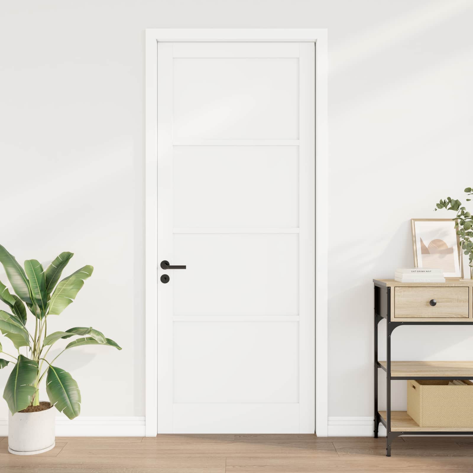 Porta Interna Bianco 93 x 232 cm Legno compensato | homemem39