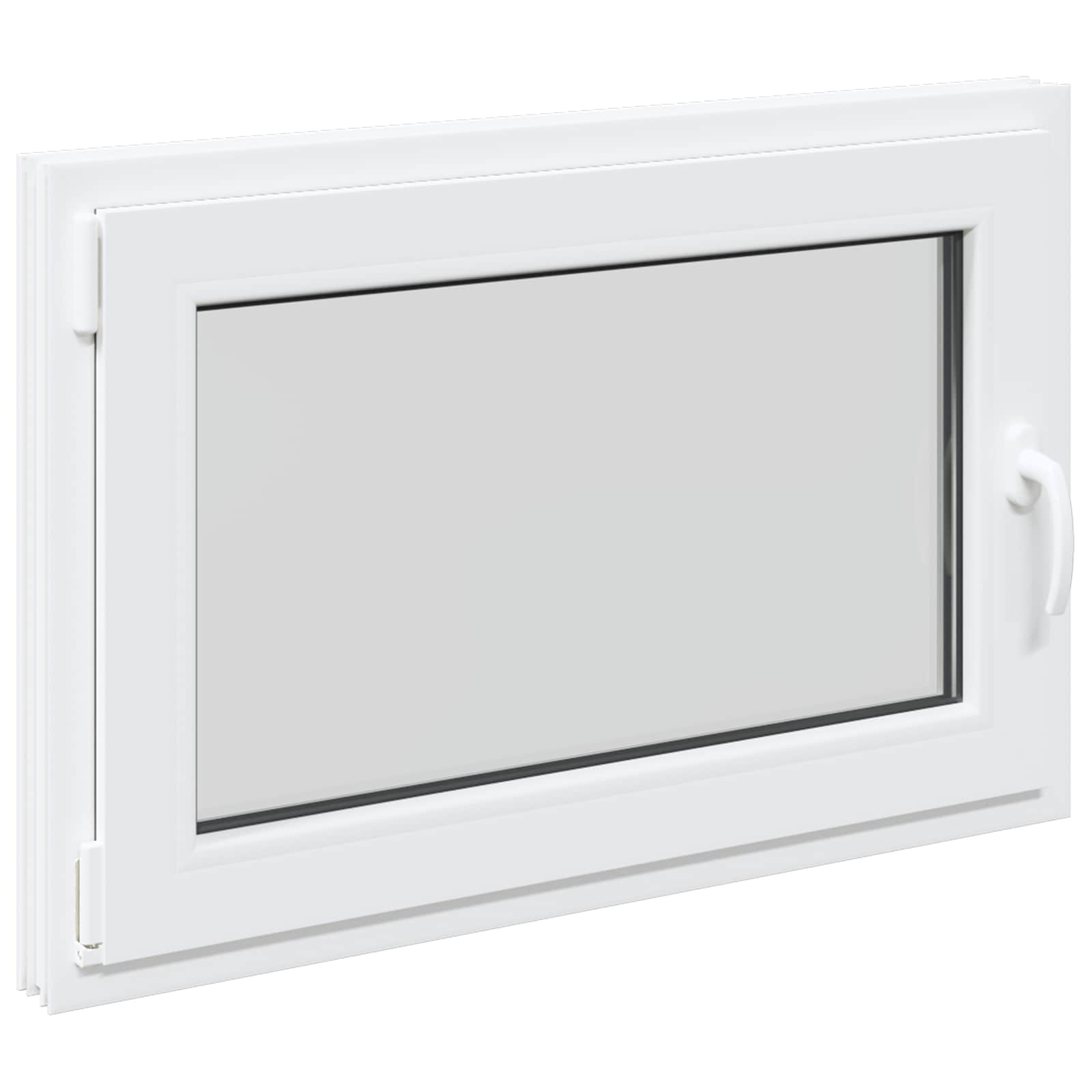 Finestra per Soffitta RISOR 90 x 70 cm PVC e Vetro Bianco | homemem39