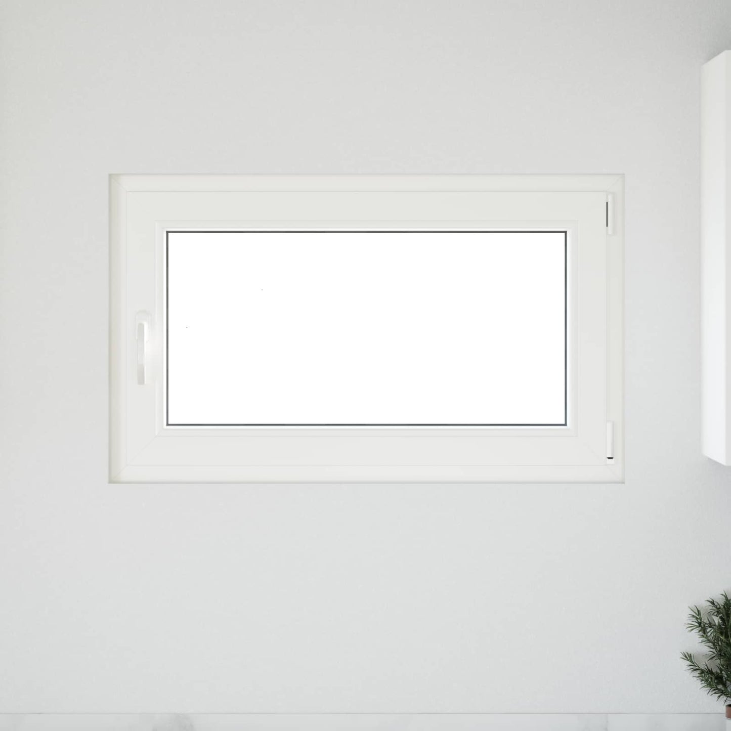 Finestra per Soffitta RISOR 100 x 60 cm PVC e Vetro Bianco | homemem39