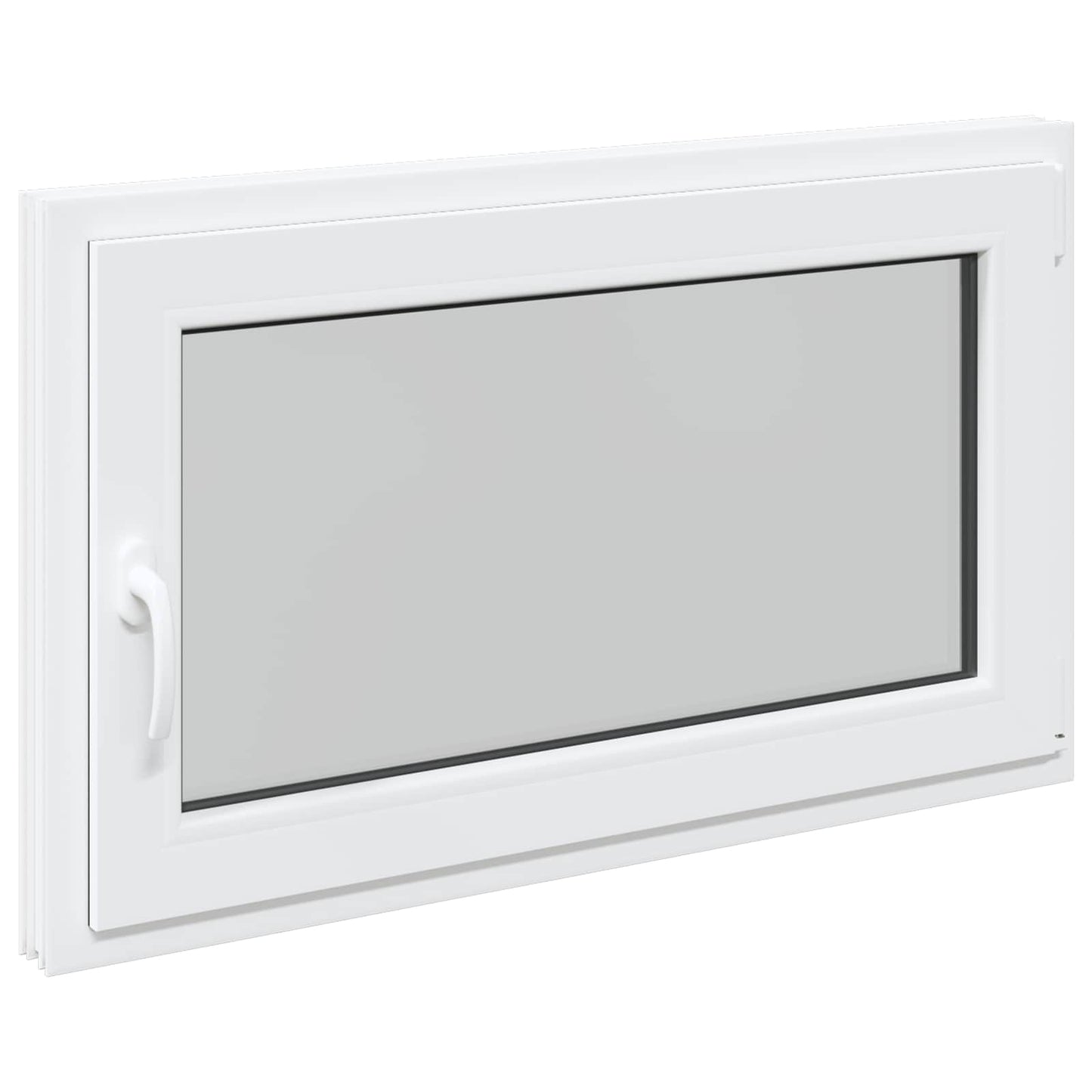 Finestra per Soffitta RISOR 100 x 60 cm PVC e Vetro Bianco | homemem39