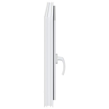 Finestra per Soffitta RISOR 100 x 60 cm PVC e Vetro Bianco | homemem39