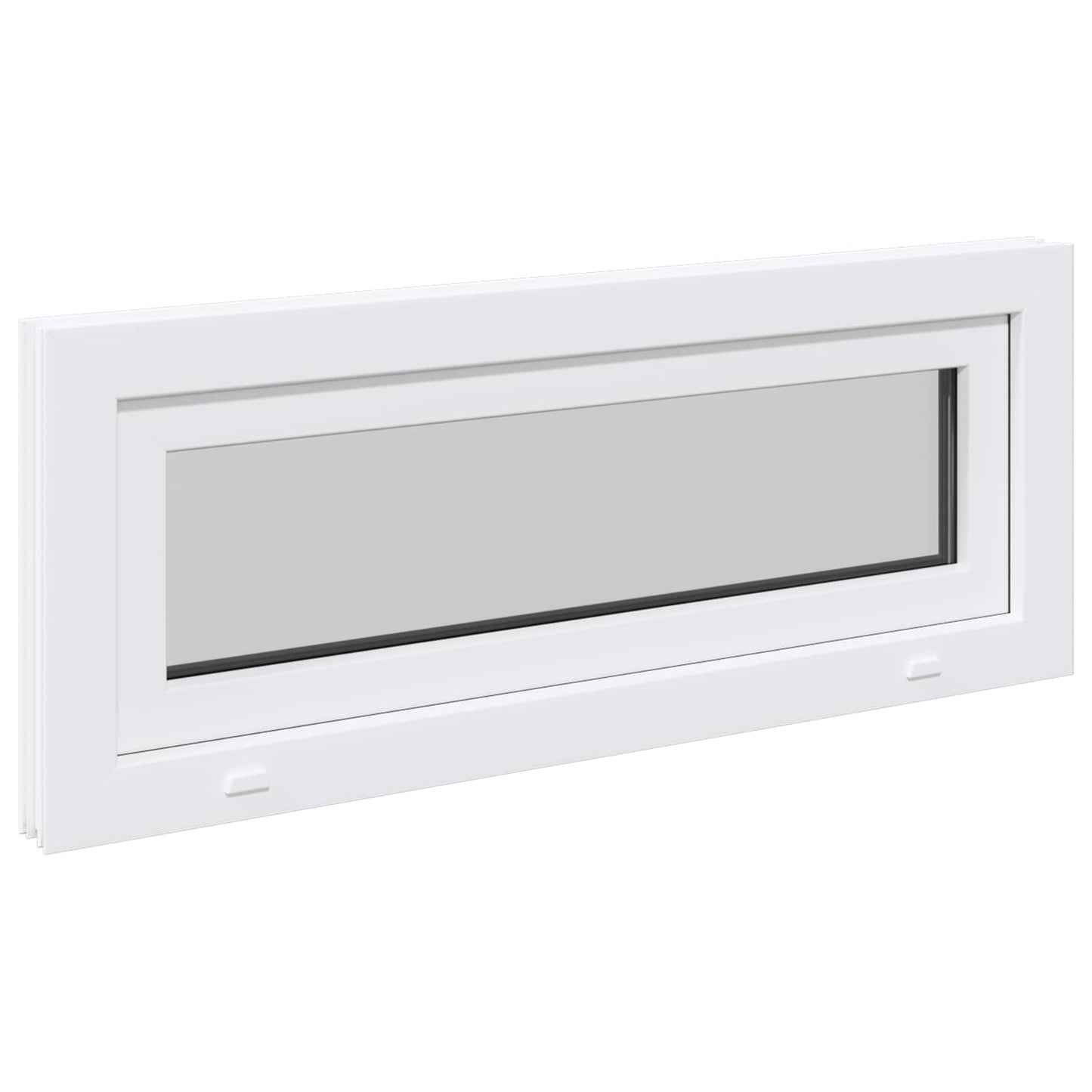 Finestra per Soffitta RISOR 100 x 40 cm PVC e Vetro Bianco | homemem39