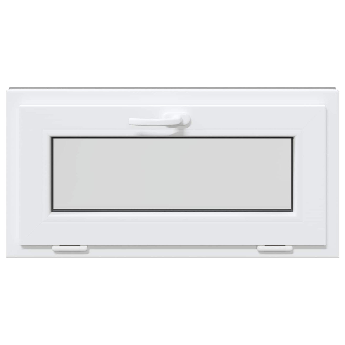Finestra per Soffitta RISOR 80 x 40 cm PVC e Vetro Antracite | homemem39