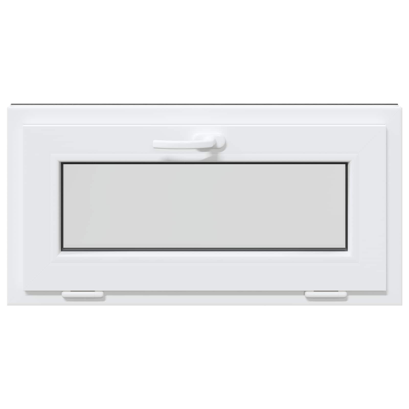 Finestra per Soffitta RISOR 80 x 40 cm PVC e Vetro Antracite | homemem39