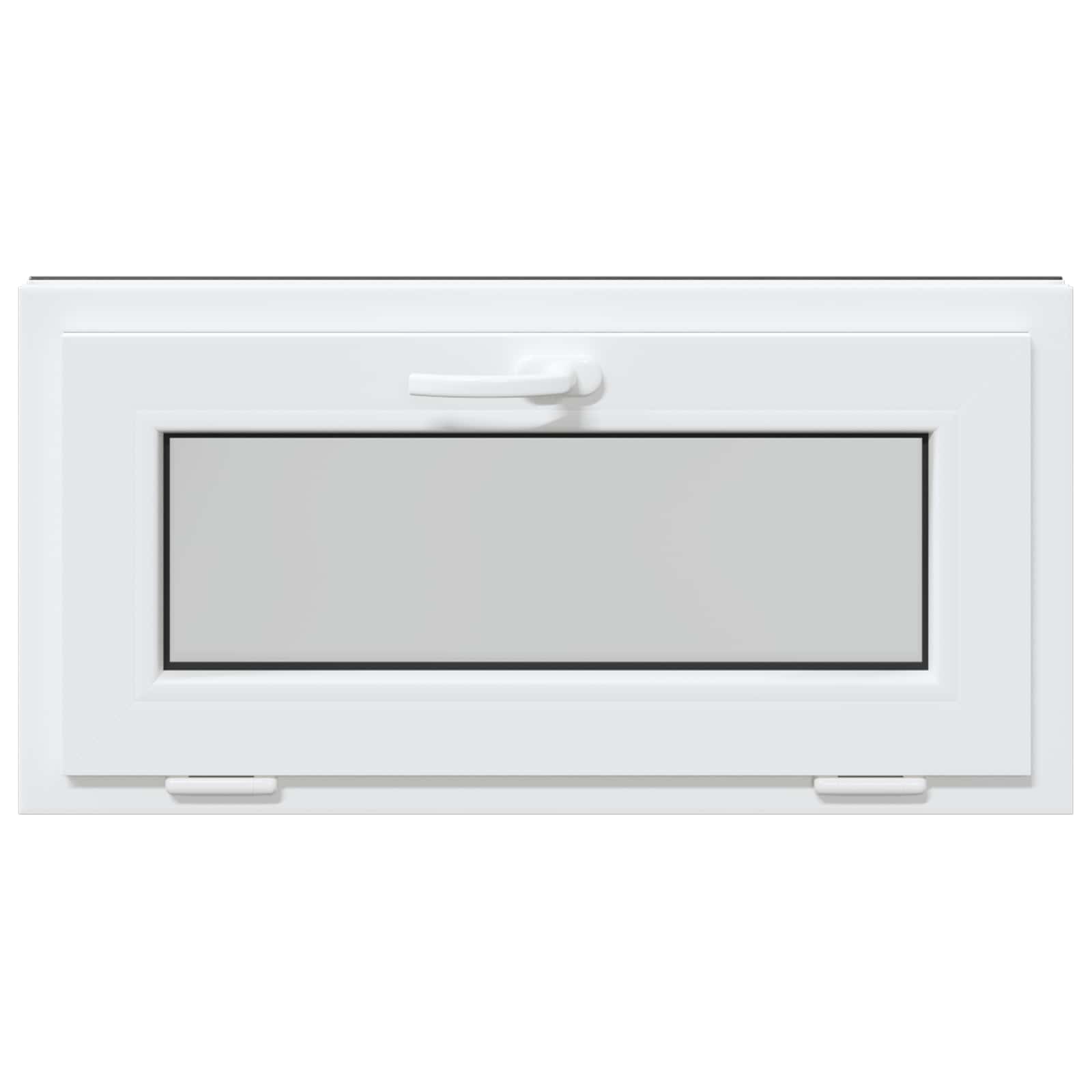 Finestra per Soffitta RISOR 80 x 40 cm PVC e Vetro Antracite | homemem39