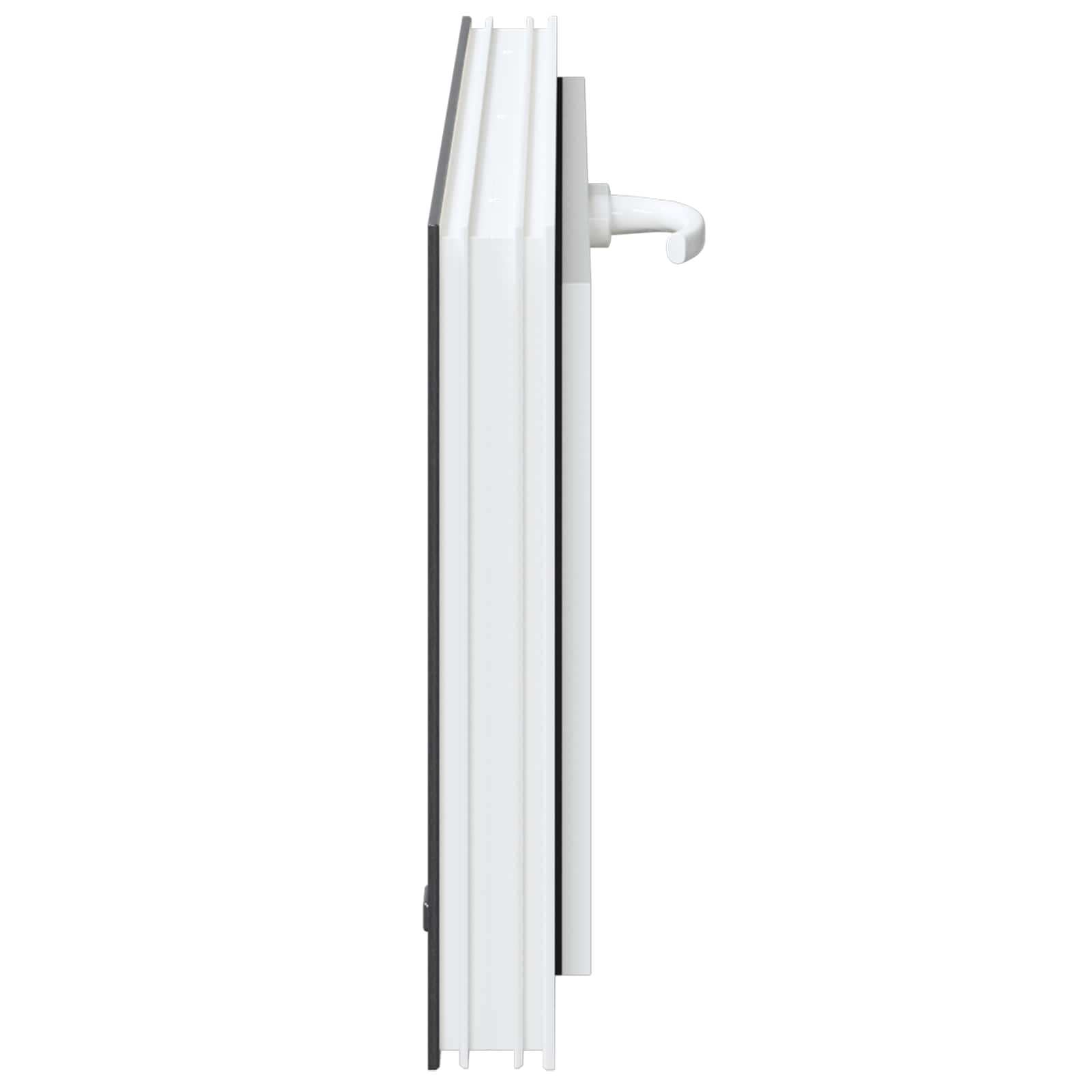 Finestra per Soffitta RISOR 80 x 40 cm PVC e Vetro Antracite | homemem39