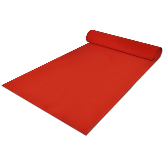 Tappeto Rosso 1 x 10 m Poliestere | homemem39