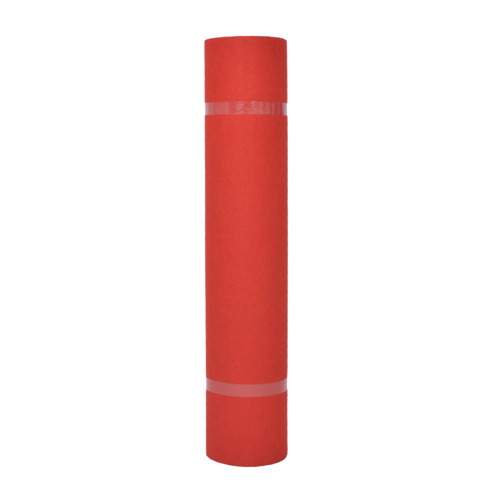 Tappeto Tinta unita Rosso 1 x 24 m Tessuto | homemem39