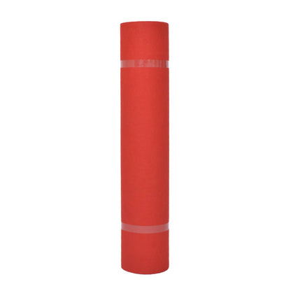 Tappeto Tinta unita Rosso 1 x 24 m Tessuto | homemem39
