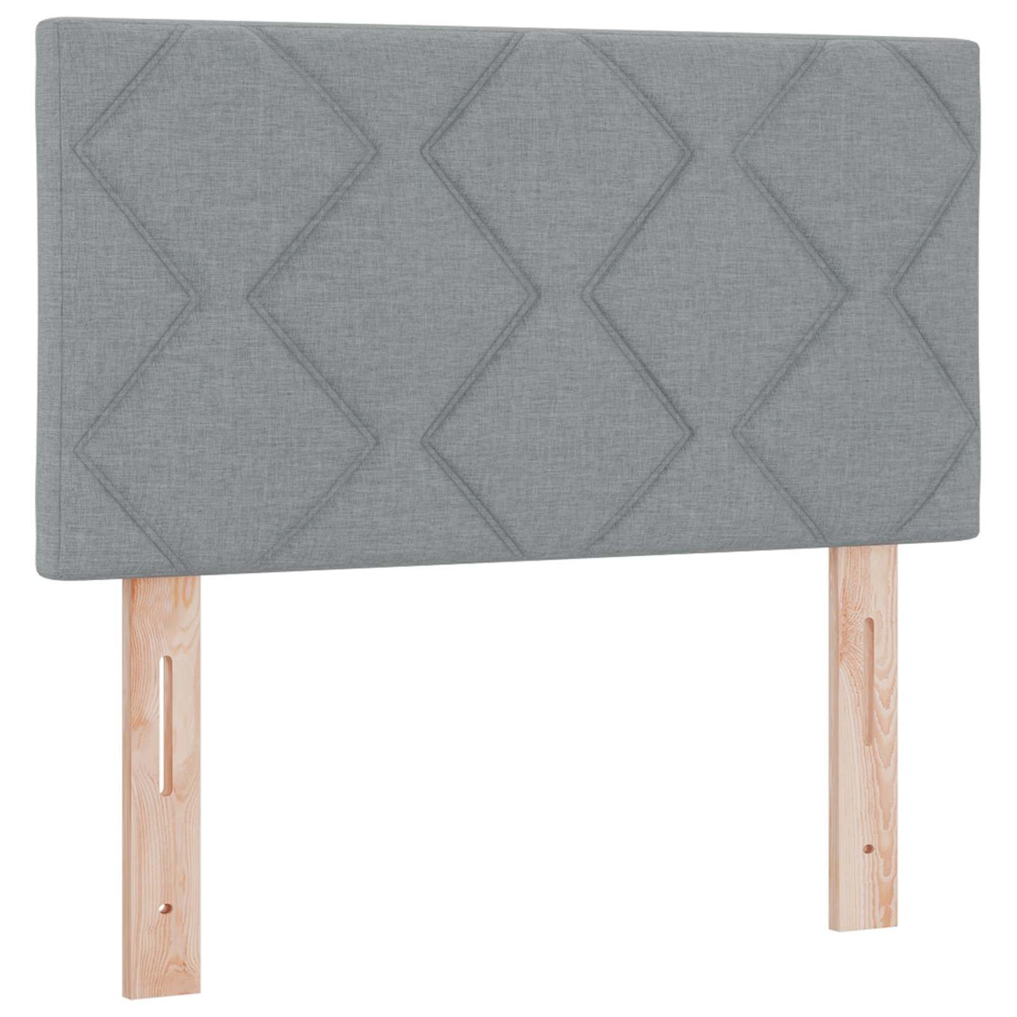 Letto box spring con materasso Grigio Chiaro 100 x 200 cm | homemem39