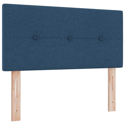 Letto box spring con materasso Blu 120 x 190 cm Tessuto | homemem39