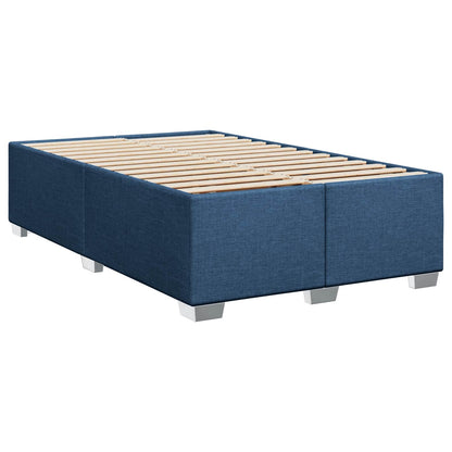 Letto box spring con materasso Blu 120 x 190 cm Tessuto | homemem39