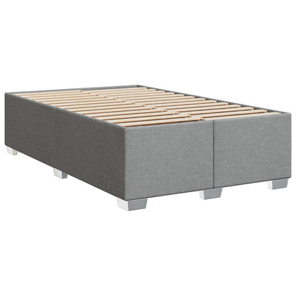 Letto box spring con materasso Grigio Chiaro 120 x 190 cm | homemem39