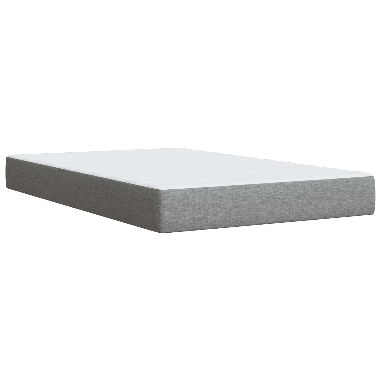 Letto box spring con materasso Grigio Chiaro 120 x 190 cm | homemem39