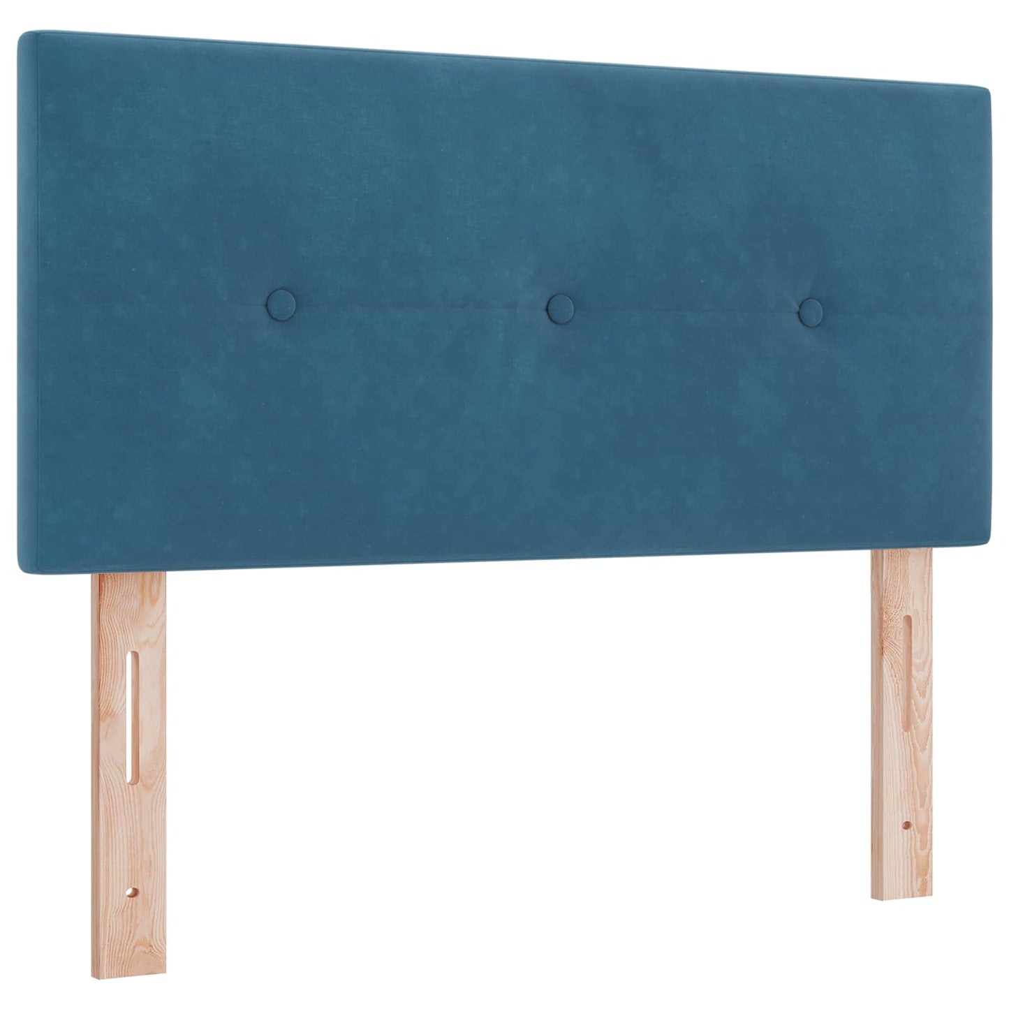 Letto box spring con materasso Blu Scuro 120 x 200 cm Velluto | homemem39