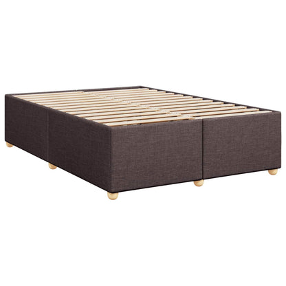 Letto box spring con materasso Marrone Scuro 140 x 200 cm | homemem39