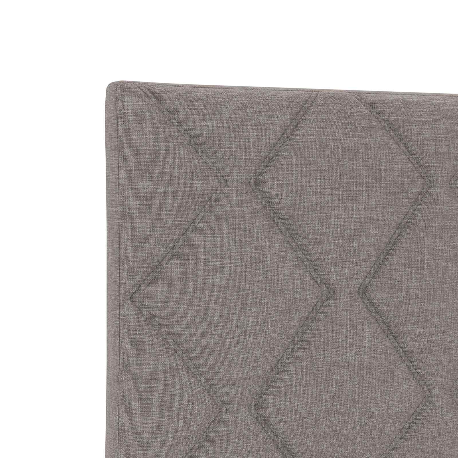 Letto box spring con materasso Tortora 140 x 200 cm Tessuto | homemem39