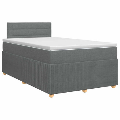 Letto box spring con materasso Grigio Scuro 120 x 200 cm | homemem39