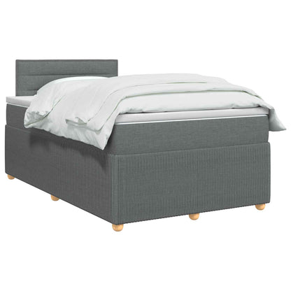 Letto box spring con materasso Grigio Scuro 120 x 200 cm | homemem39