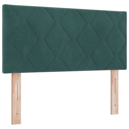 Letto box spring con materasso Verde Scuro 80 x 200 cm Velluto | homemem39