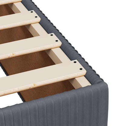 Letto box spring con materasso Grigio Scuro 100 x 200 cm | homemem39