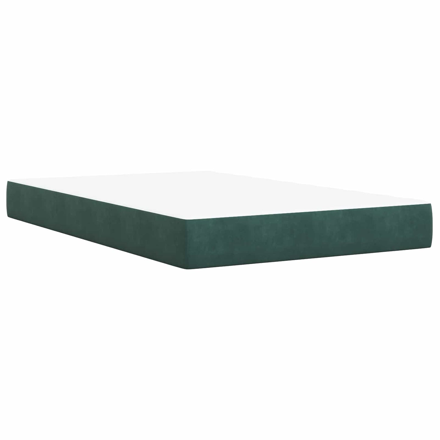 Letto box spring con materasso Verde Scuro 120 x 190 cm Velluto | homemem39