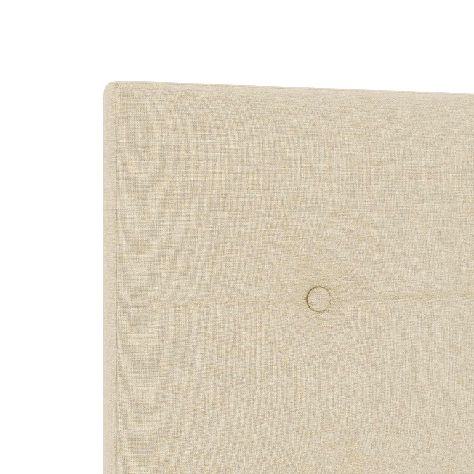 Letto con Box Spring, Materasso e LED Crema 120 x 200 cm | homemem39