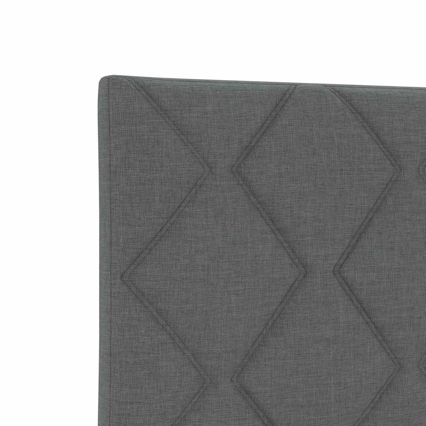 Letto con Box Spring, Materasso e LED Grigio Scuro 160 x 200 cm | homemem39