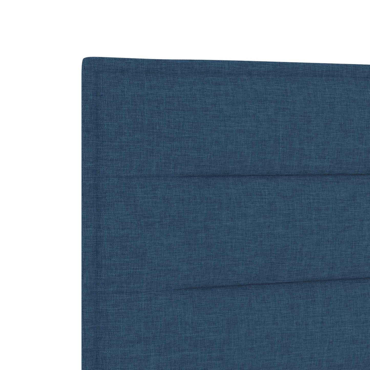Letto con Box Spring, Materasso e LED Blu 180 x 200 cm Tessuto