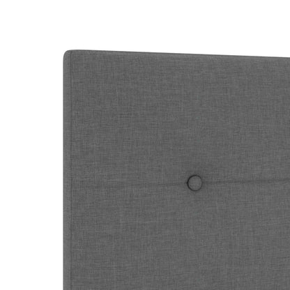 Letto con Box Spring, Materasso e LED Grigio Scuro 180 x 200 cm | homemem39