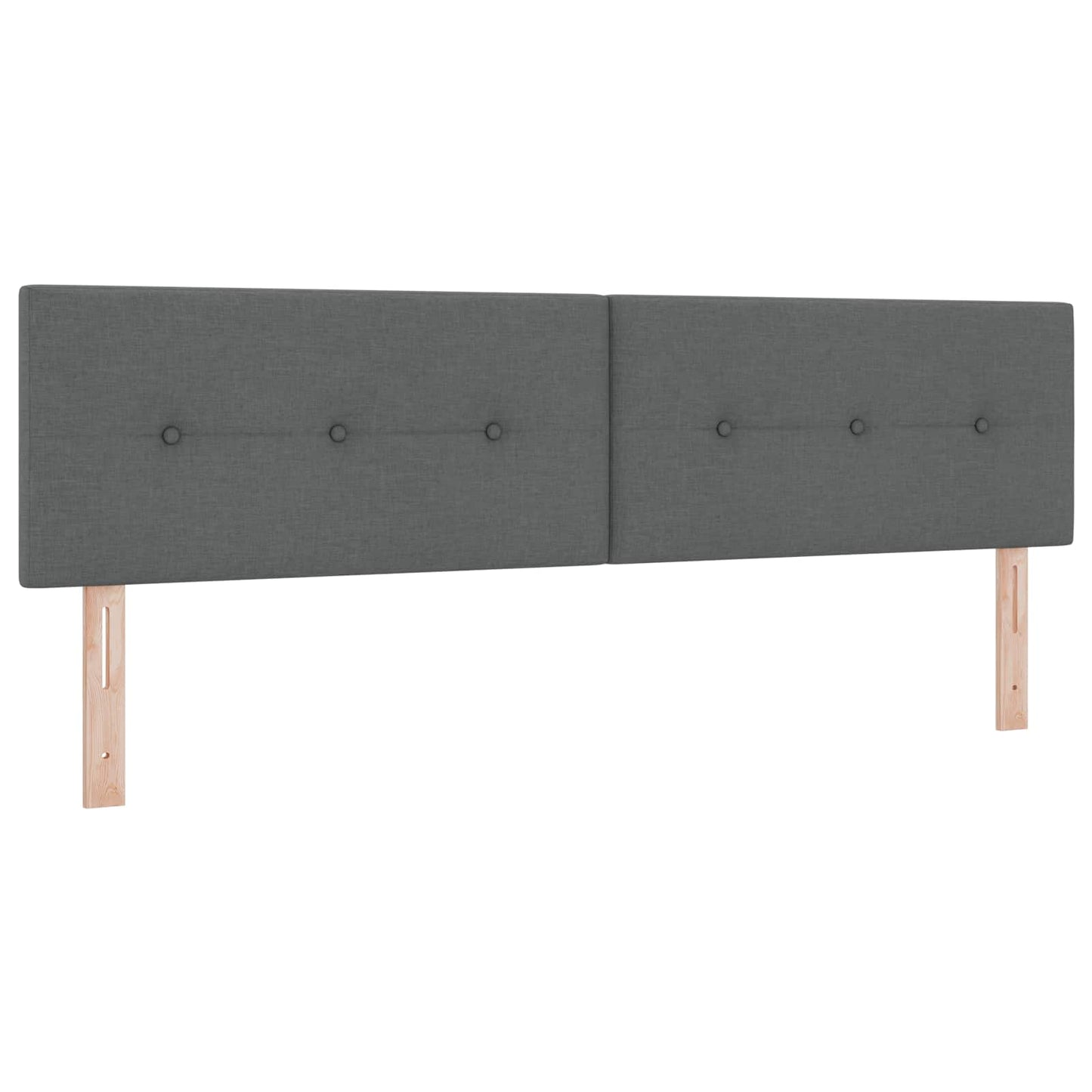 Letto con Box Spring, Materasso e LED Grigio Scuro 180 x 200 cm | homemem39