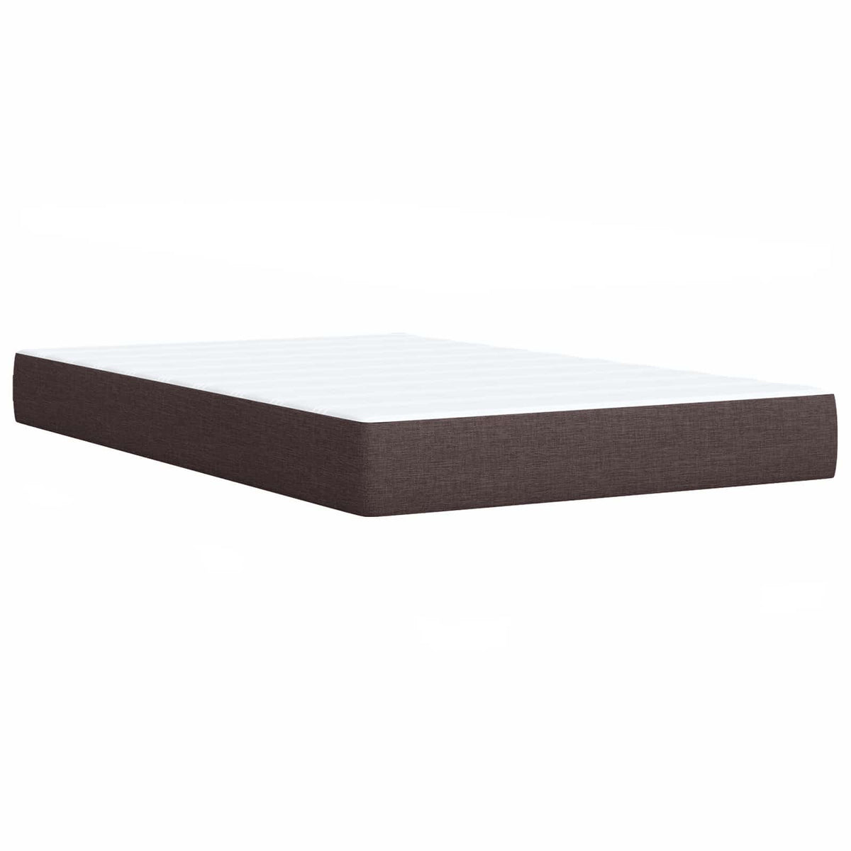 Letto box spring con materasso Marrone Scuro 120 x 190 cm | homemem39