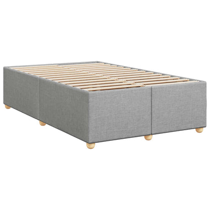 Letto box spring con materasso Grigio Chiaro 120 x 200 cm | homemem39