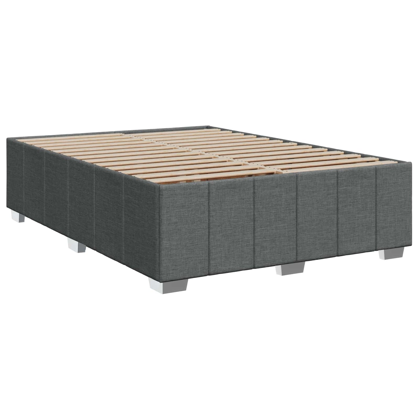 Letto box spring con materasso Grigio Scuro 140 x 200 cm | homemem39