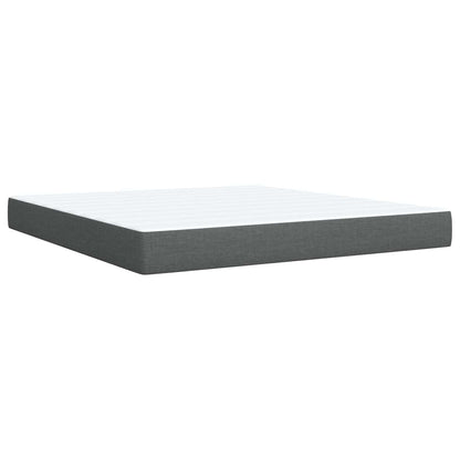 Letto box spring con materasso Grigio Scuro 180 x 200 cm | homemem39