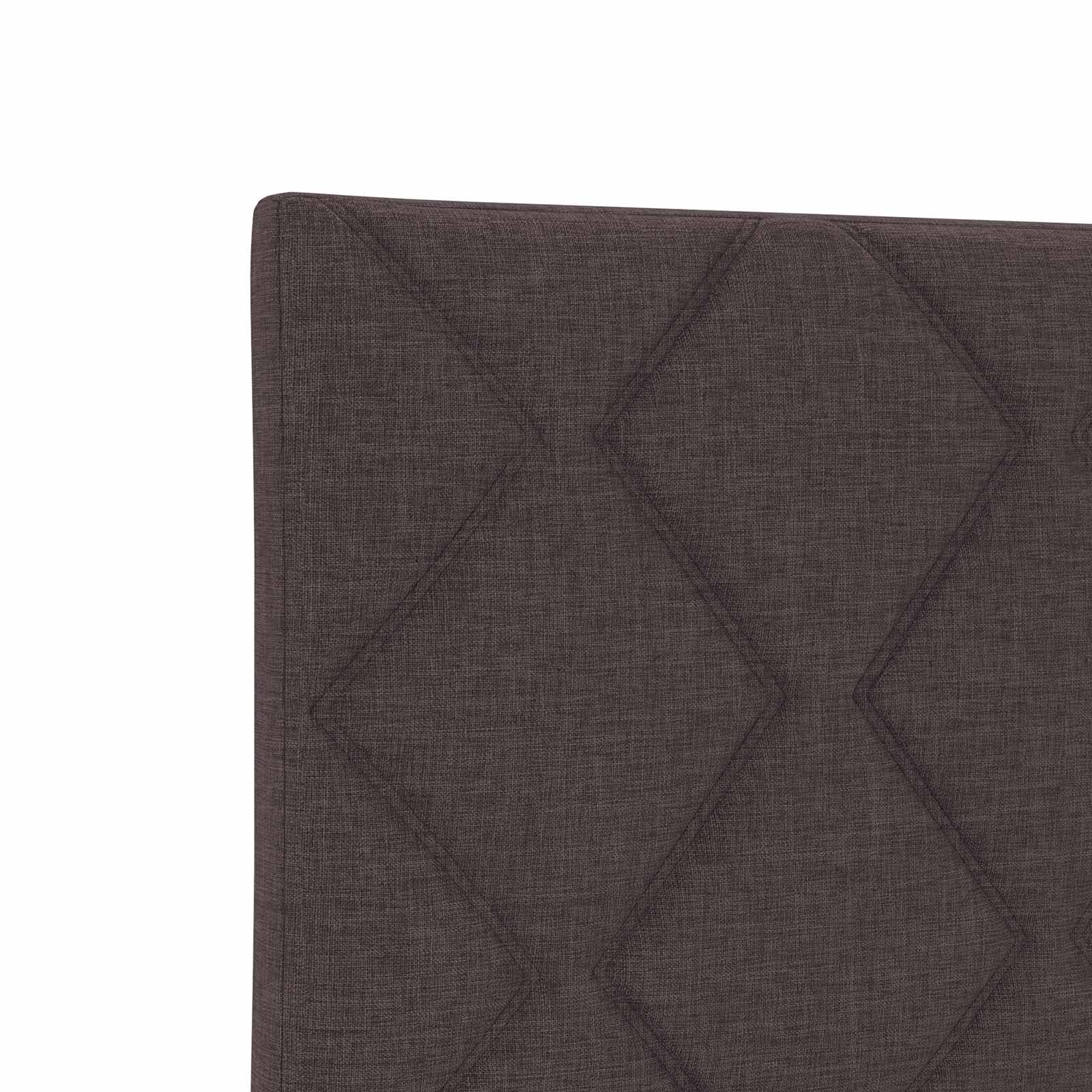 Letto box spring con materasso Marrone Scuro 80 x 200 cm | homemem39