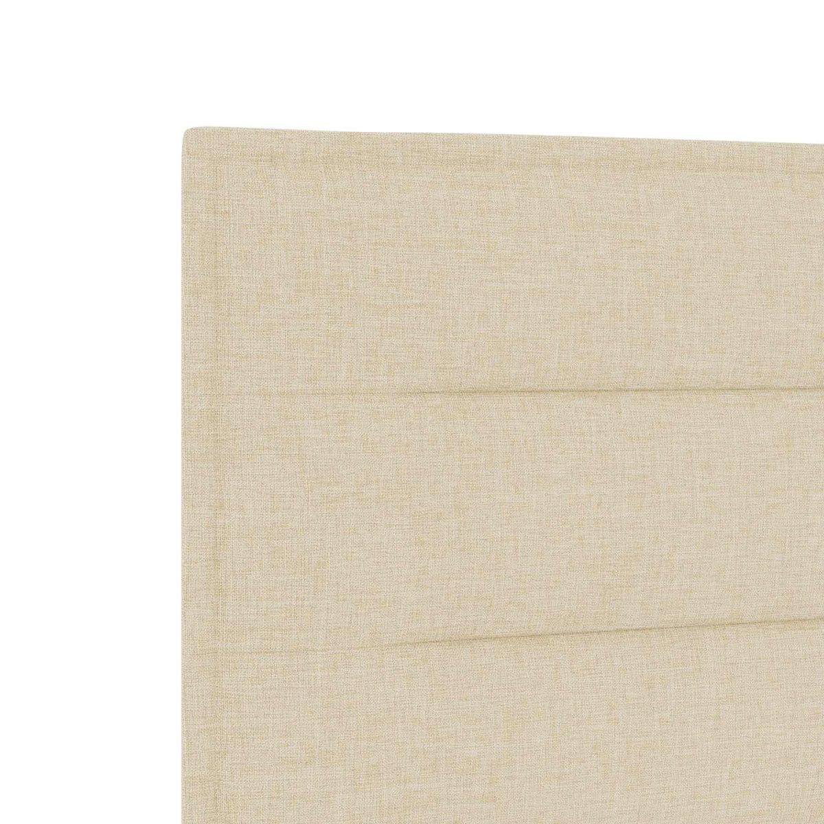 Letto box spring con materasso Crema 90 x 200 cm Tessuto | homemem39