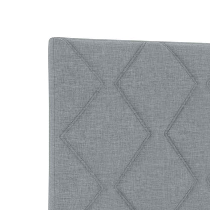 Letto box spring con materasso Grigio Chiaro 100 x 200 cm | homemem39