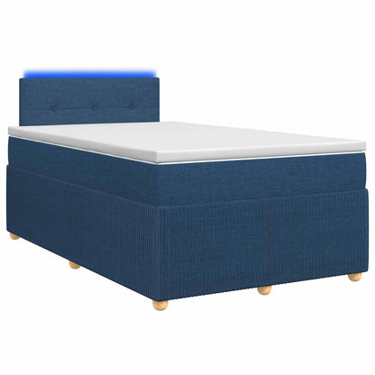 Letto box spring con materasso Blu 120 x 200 cm Tessuto | homemem39