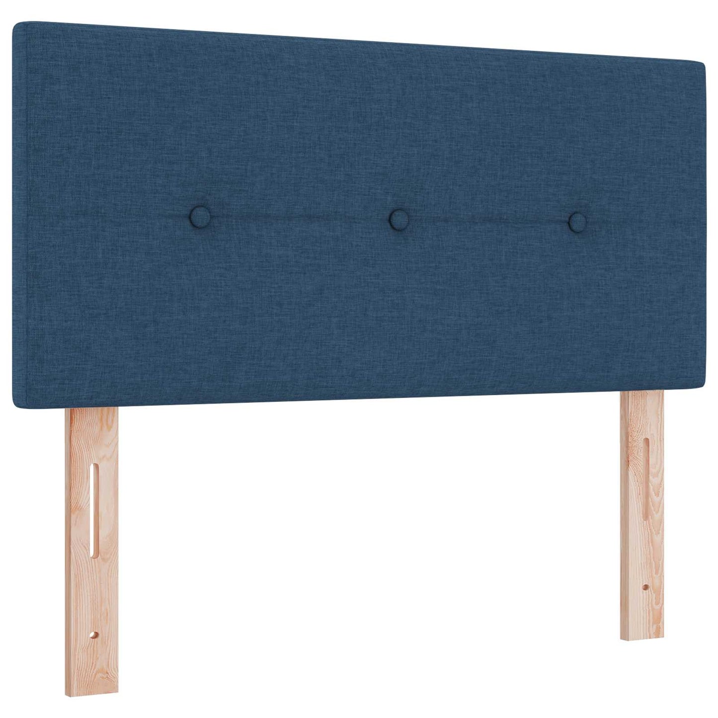 Letto box spring con materasso Blu 120 x 200 cm Tessuto | homemem39