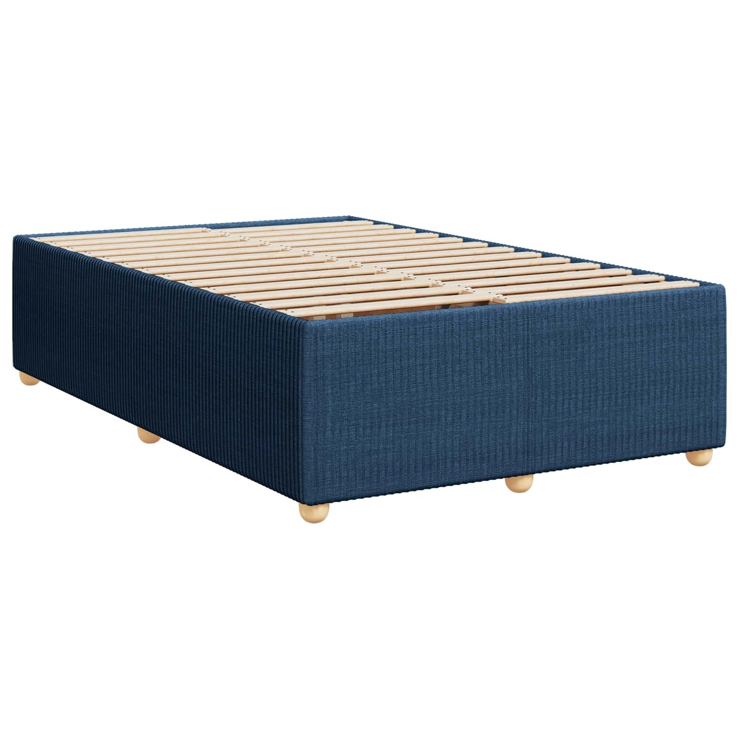 Letto box spring con materasso Blu 120 x 200 cm Tessuto | homemem39