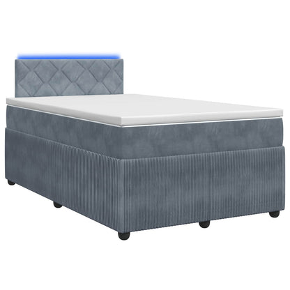 Letto box spring con materasso Grigio Scuro 120 x 200 cm | homemem39