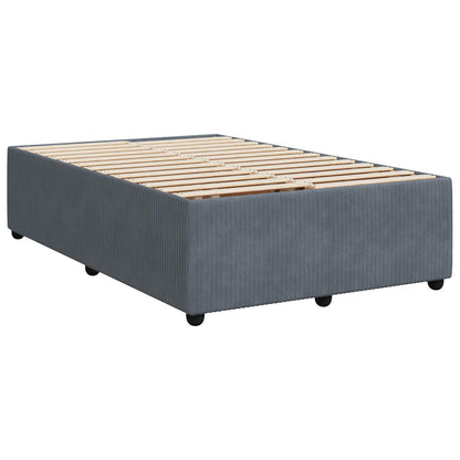 Letto box spring con materasso Grigio Scuro 120 x 200 cm | homemem39