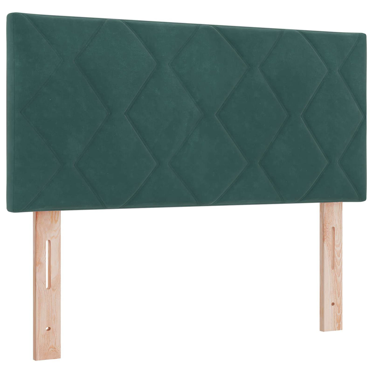 Letto box spring con materasso Verde Scuro 120 x 200 cm Velluto | homemem39